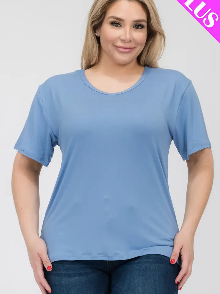 Effortless Plus Size Basic Tee