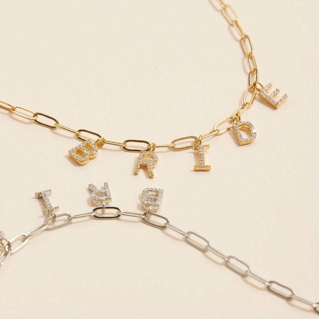 The Glittering Bride Charm Necklace