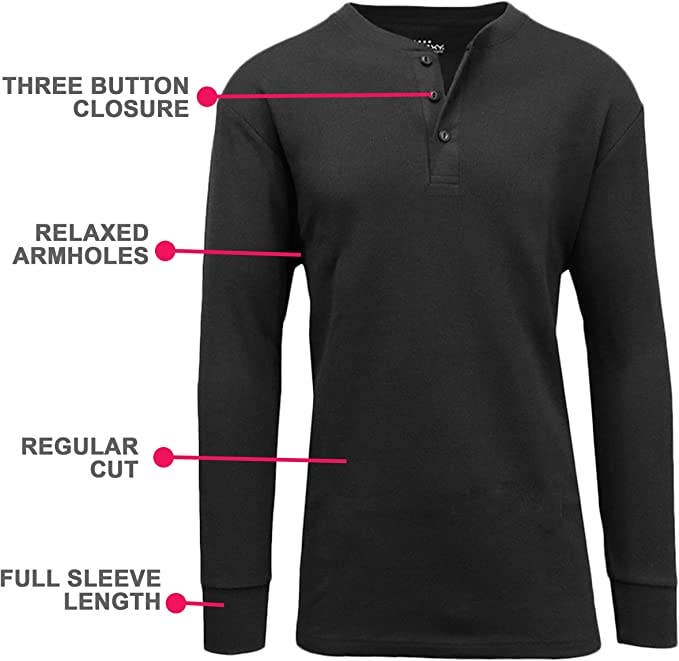 Timber Trail Henley Long Sleeve Shirt