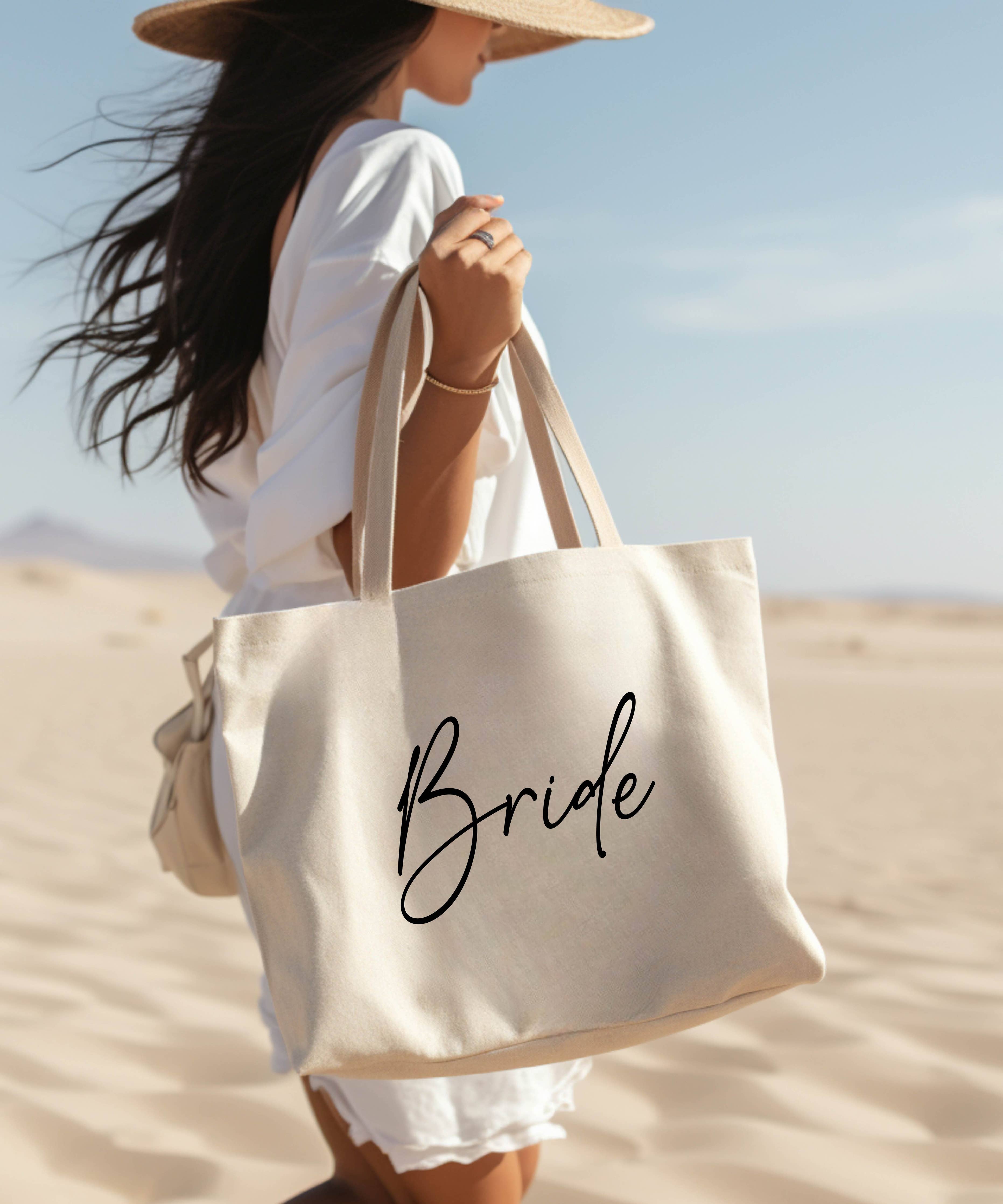 Bride Tote Bag Canvas Bridal Shower Gifts