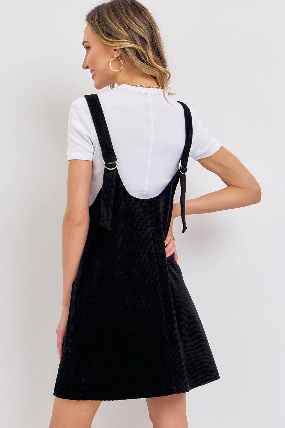 Overall Corduroy Dress