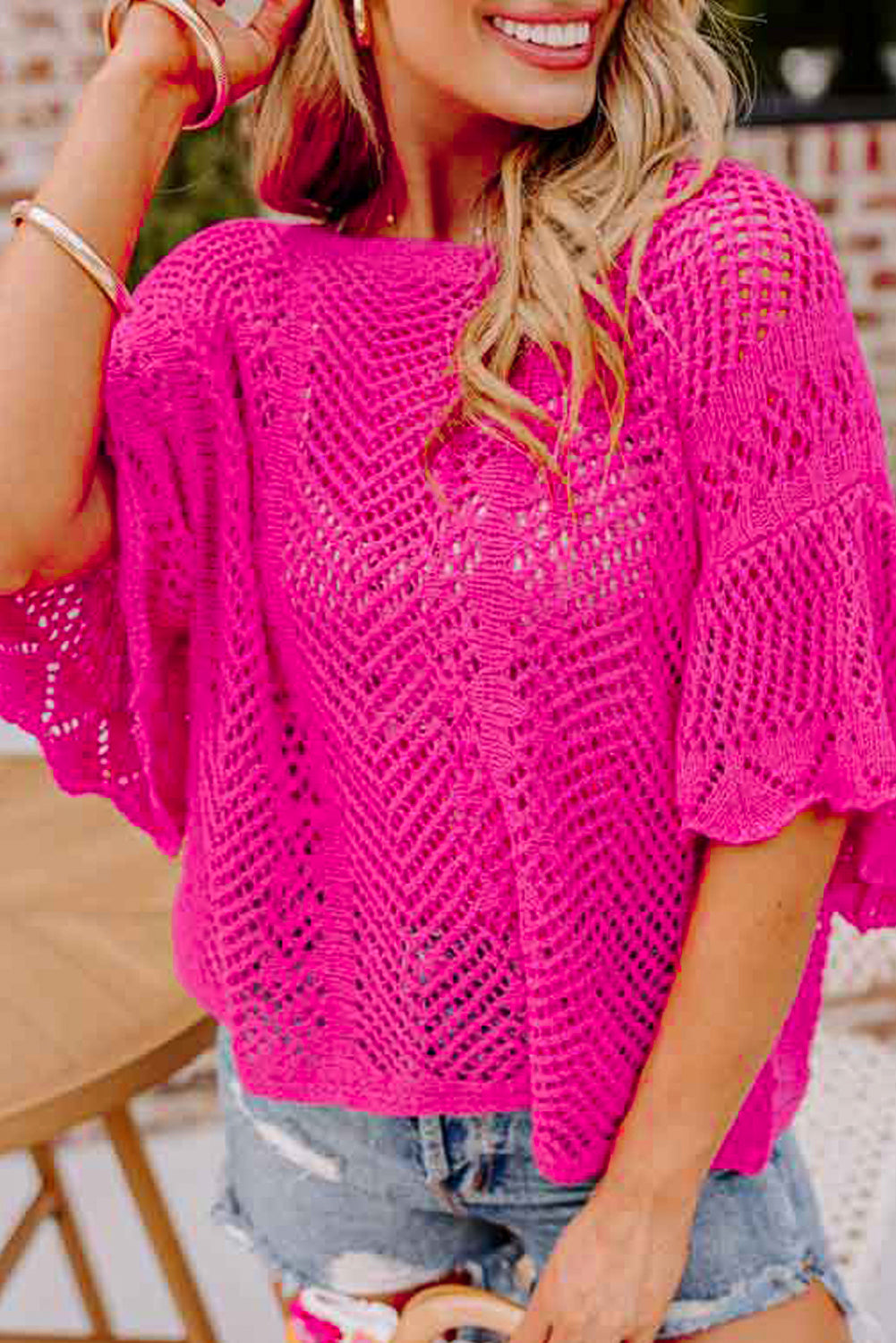 Rosewood Romance Knit Top