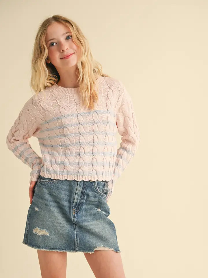 The Emma Cable Knit Sweater