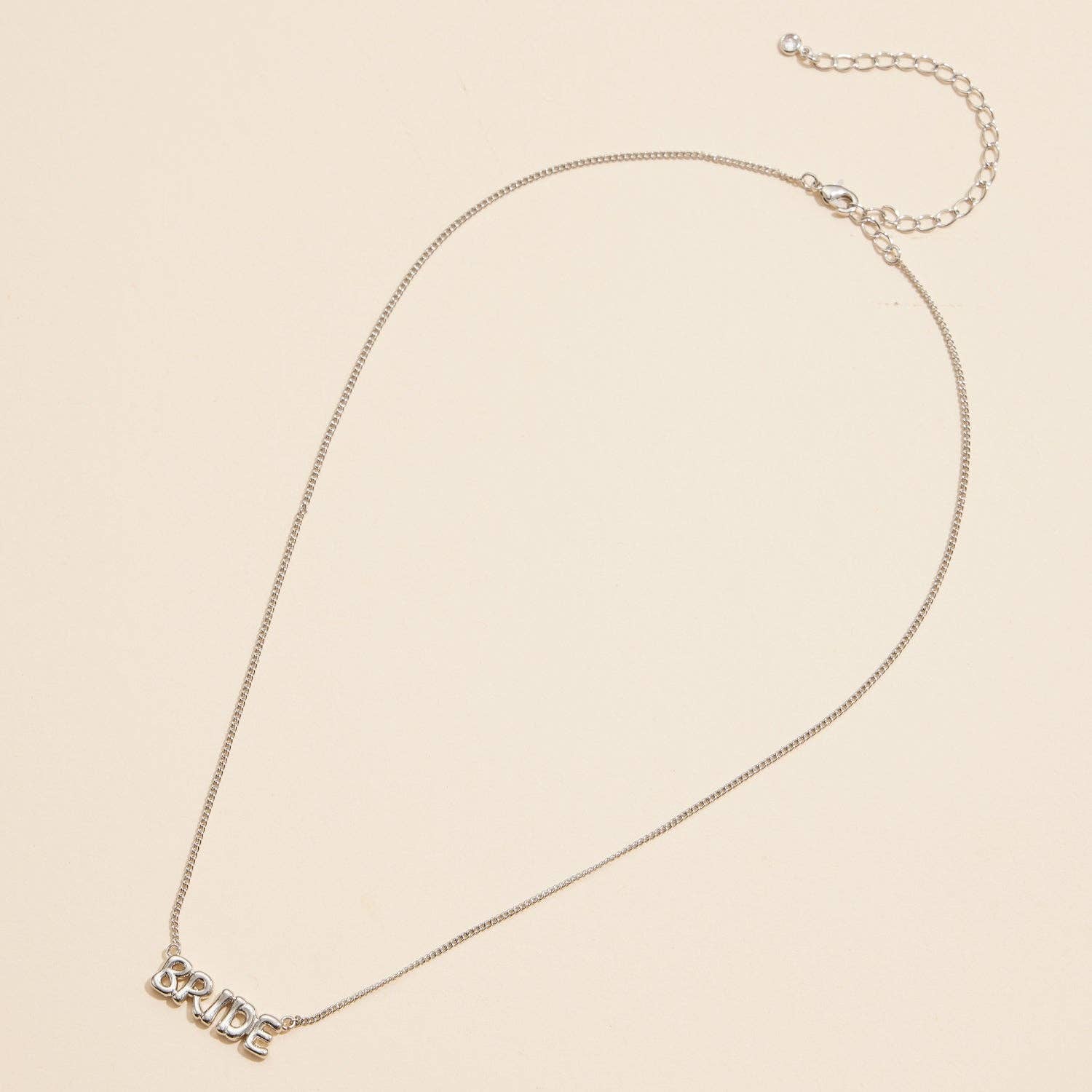 White Gold "Bride" Beauty Necklace
