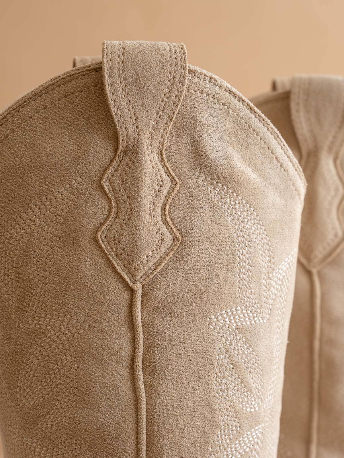 The Sahara | Cream Suede Western Cowboy Boot