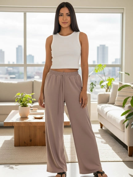Breezy Ease Wide Leg Pants - BLACK FRIDAY
