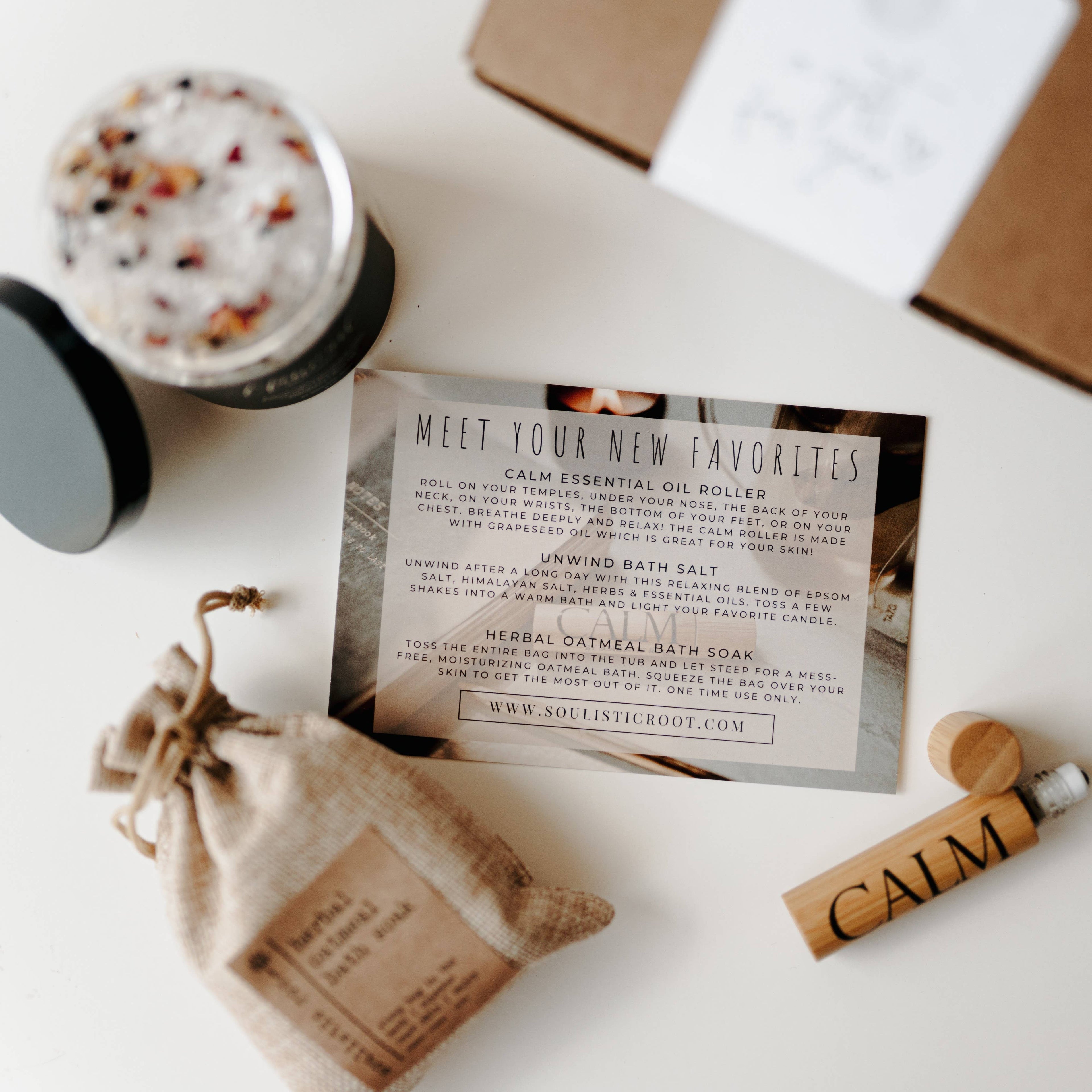 Calm Christmas Collection Self care set