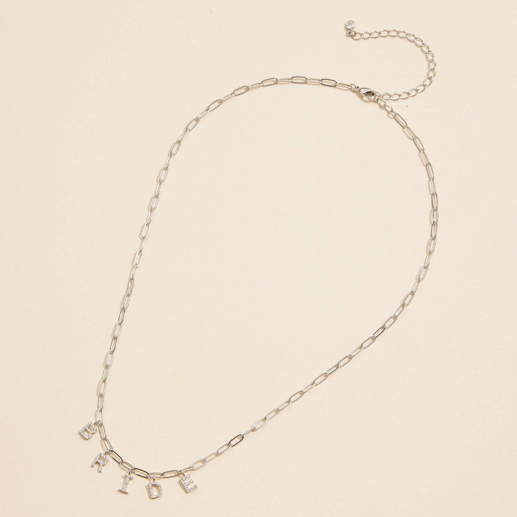 The Glittering Bride Charm Necklace