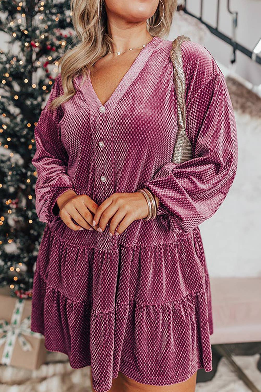 Sugarplum Velvet Dress