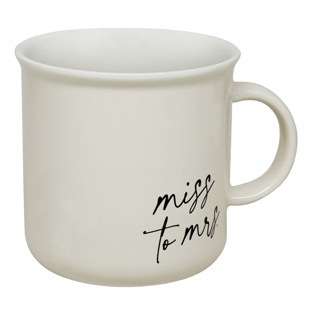 From Miss to Mrs. – Engagement Mug