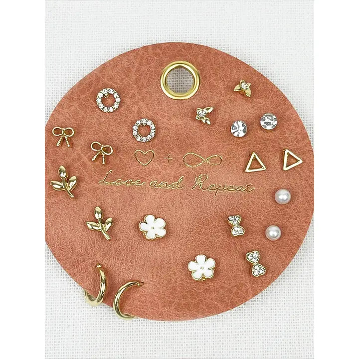 Minimalist Everyday Huggie Earring Set