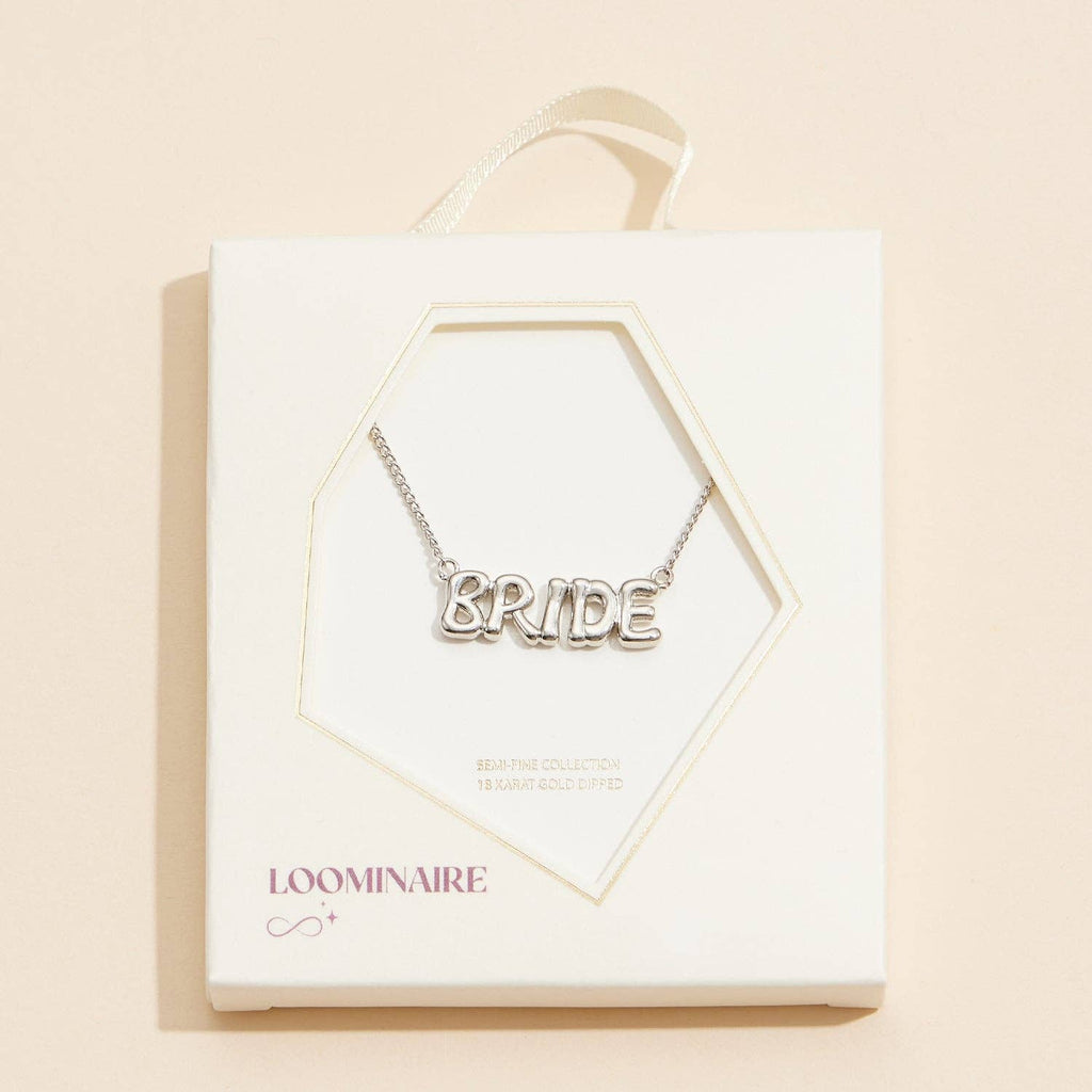 White Gold "Bride" Beauty Necklace