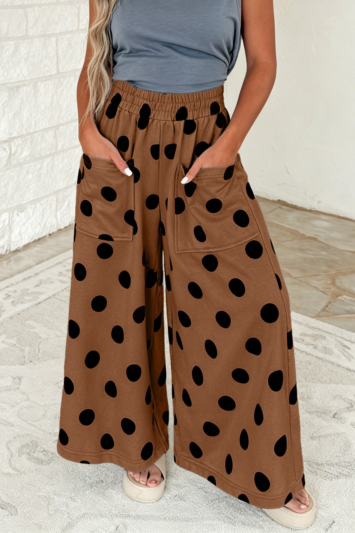 Vintage Picnic Polka Dot Pants