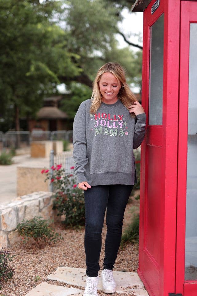 'Holly Jolly Mama' Sweatshirt
