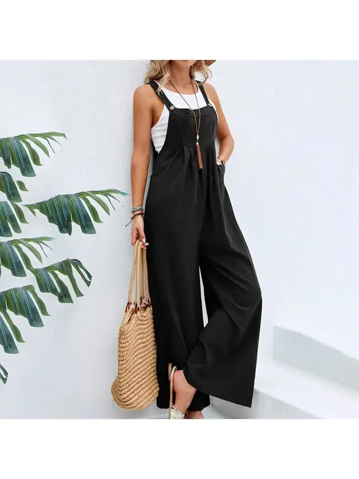 Retro Cotton Overalls