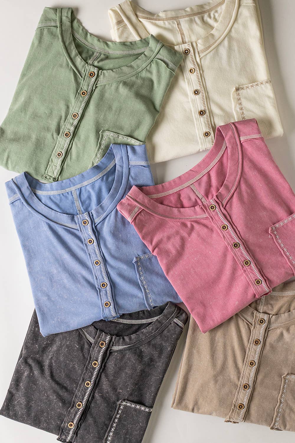 NT12336-Mineral Washed Oversized Comfy Knit Top