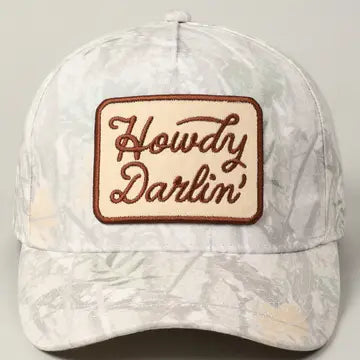 Howdy Darlin’ Embroidered Patch Cap