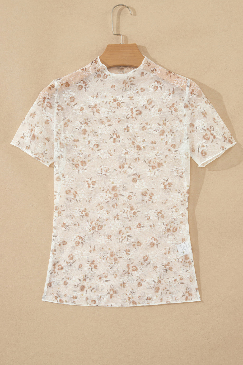 Floral Whisper Mesh Top