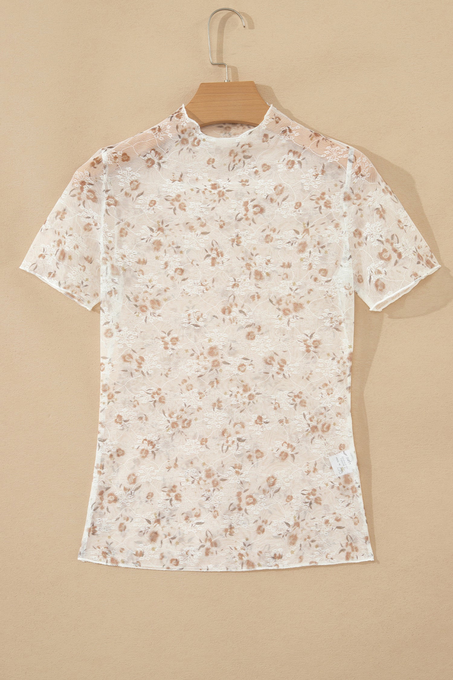 Floral Whisper Mesh Top