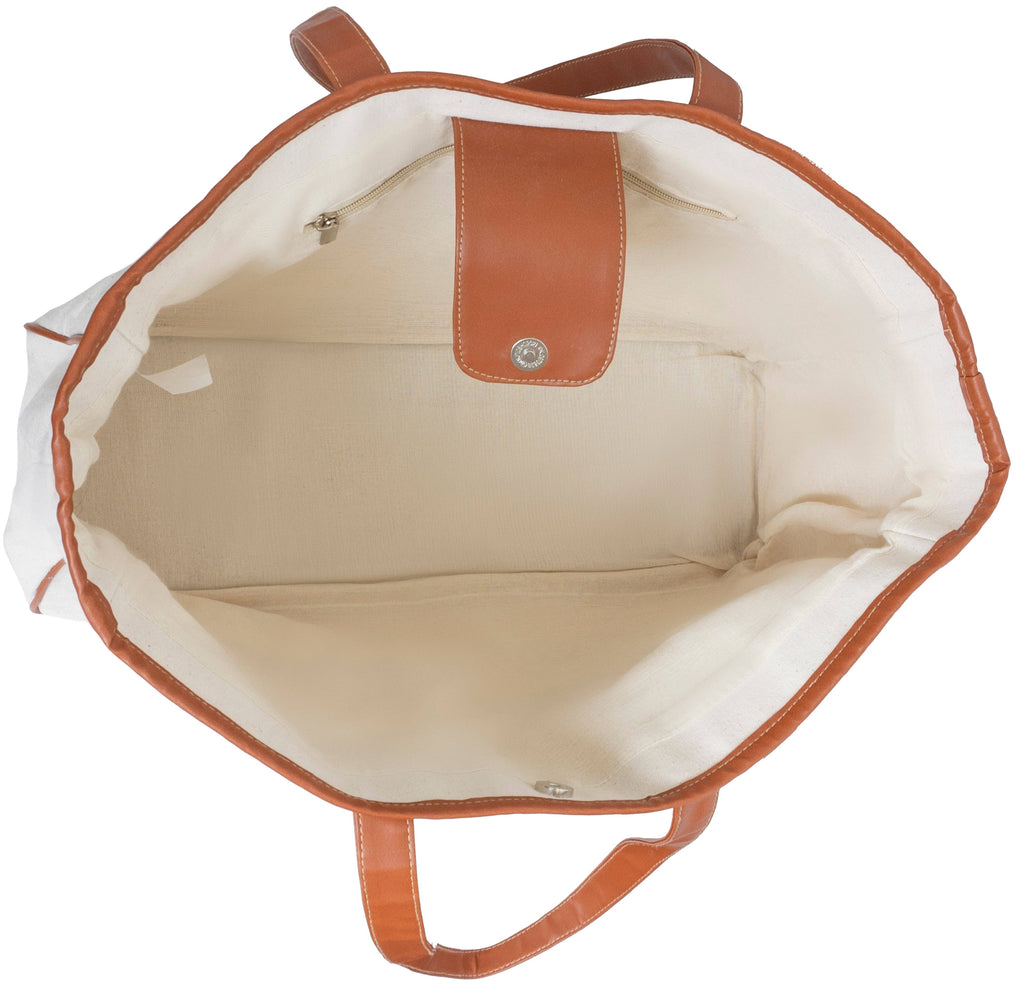 Magid Canvas Slogan Tote "BRIDE TRIBE"