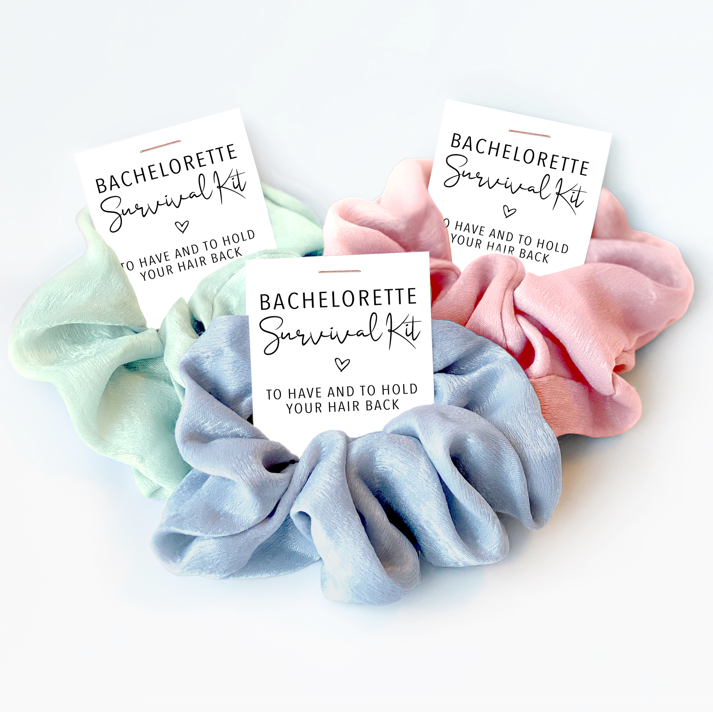 Hair Scrunchie Bachelorette Party Favor Survival Kit Item