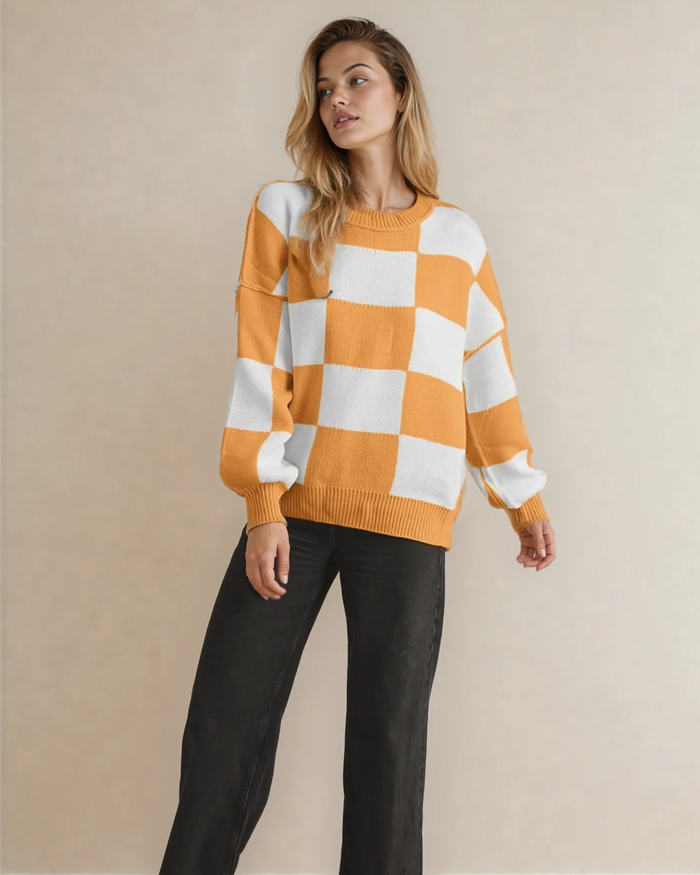 Tangerine Dream Knit Sweater