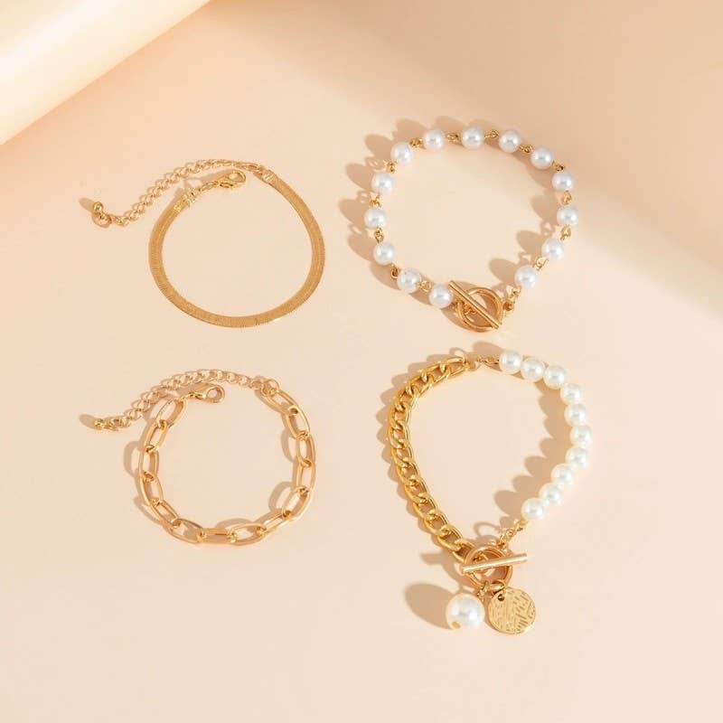 Opulent Pearl Bracelets