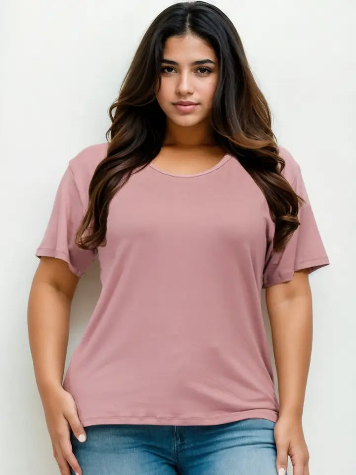 Effortless Plus Size Basic Tee