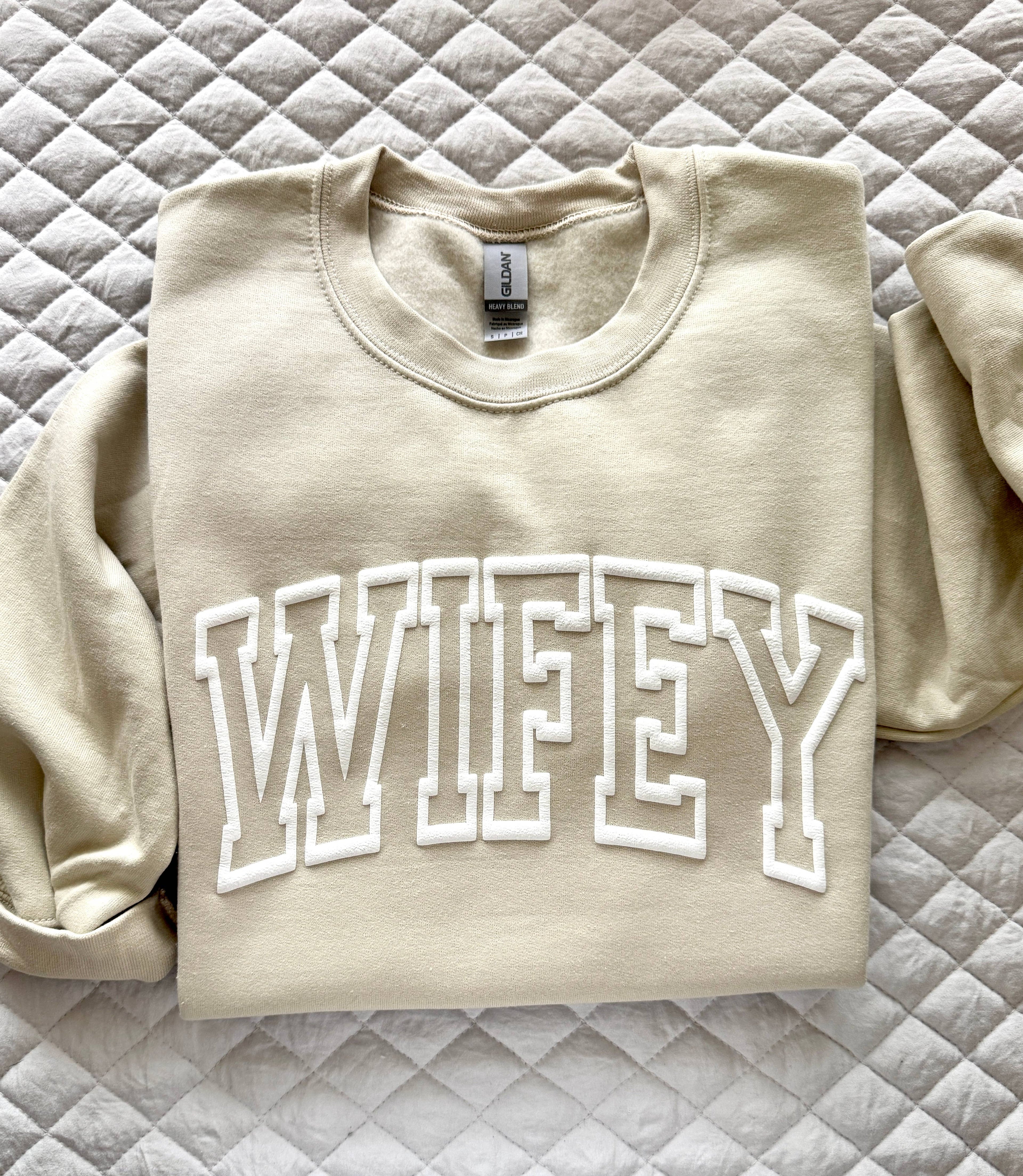 Cozy Wifey Crewneck Sweatshirt