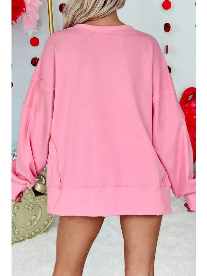 Bow & Glow Baggy Sweatshirt