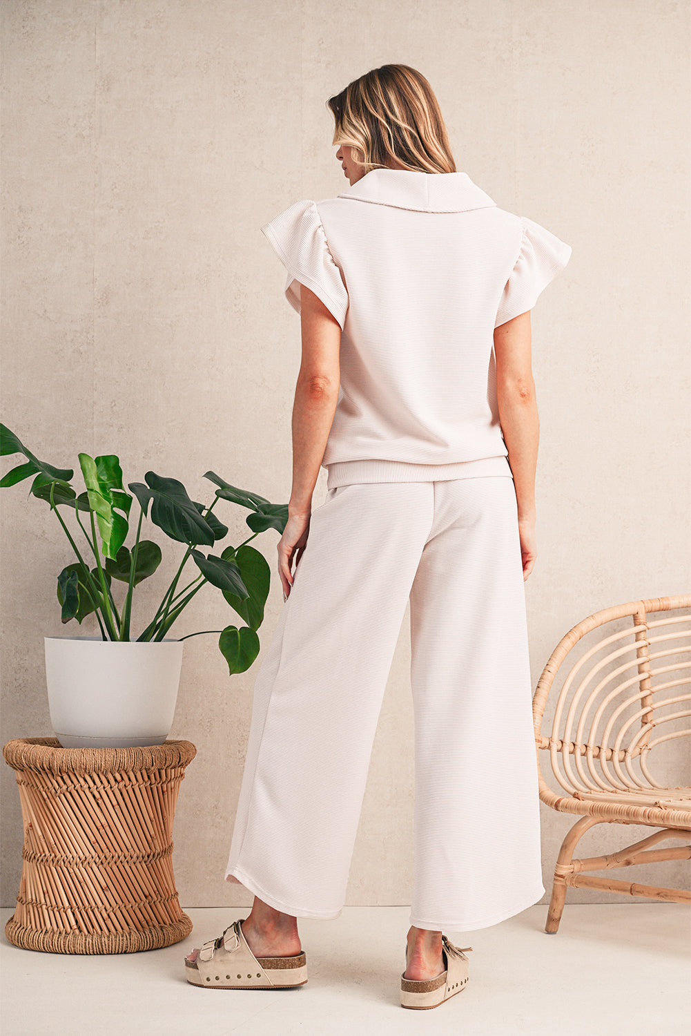 Off-Duty Zip & Wide Leg Set