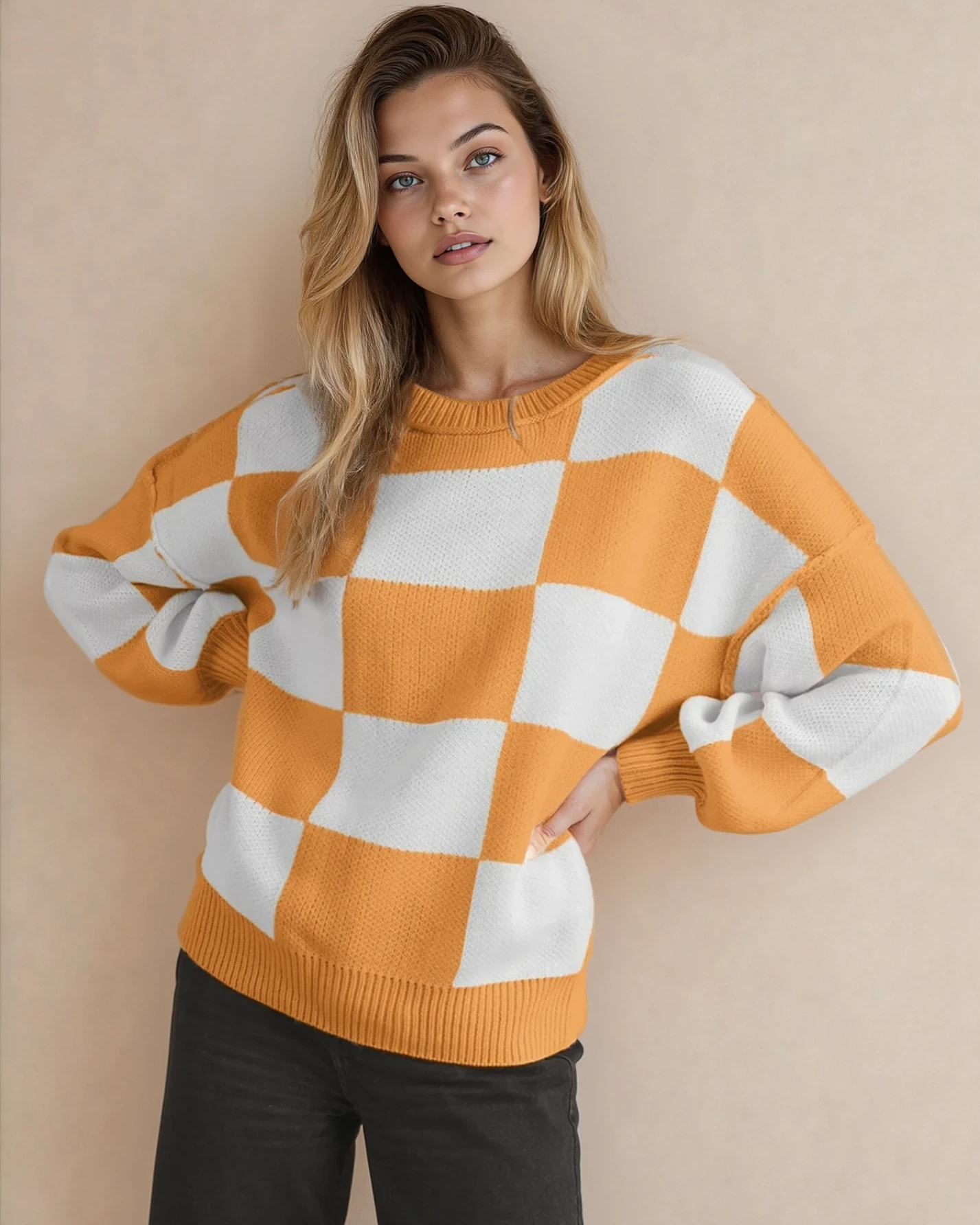 Tangerine Dream Knit Sweater