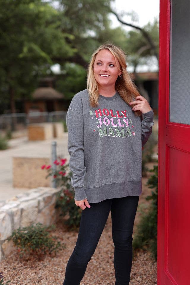 'Holly Jolly Mama' Sweatshirt