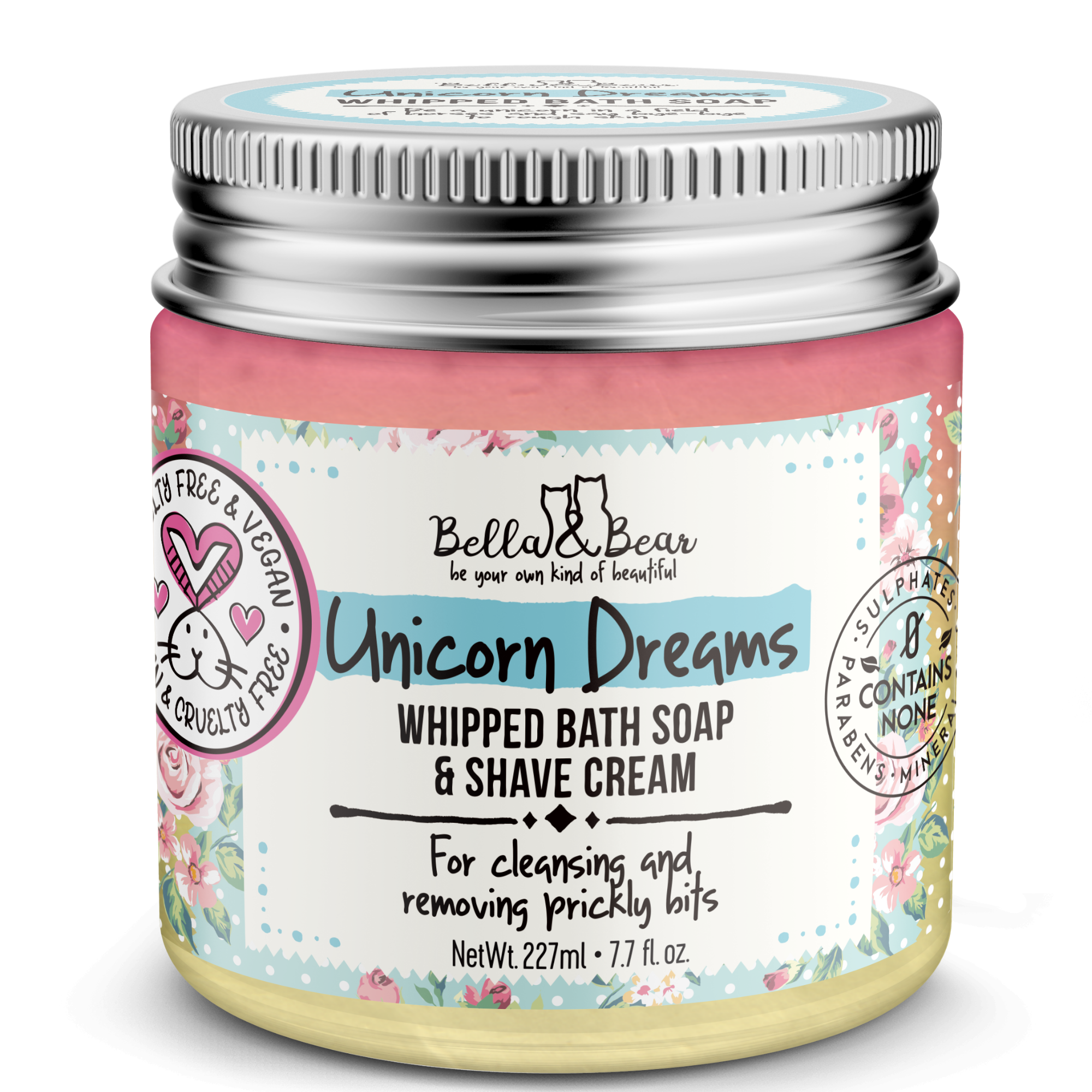 6.7oz Unicorn Dreams 3 in-1 Whipped Bath Soap