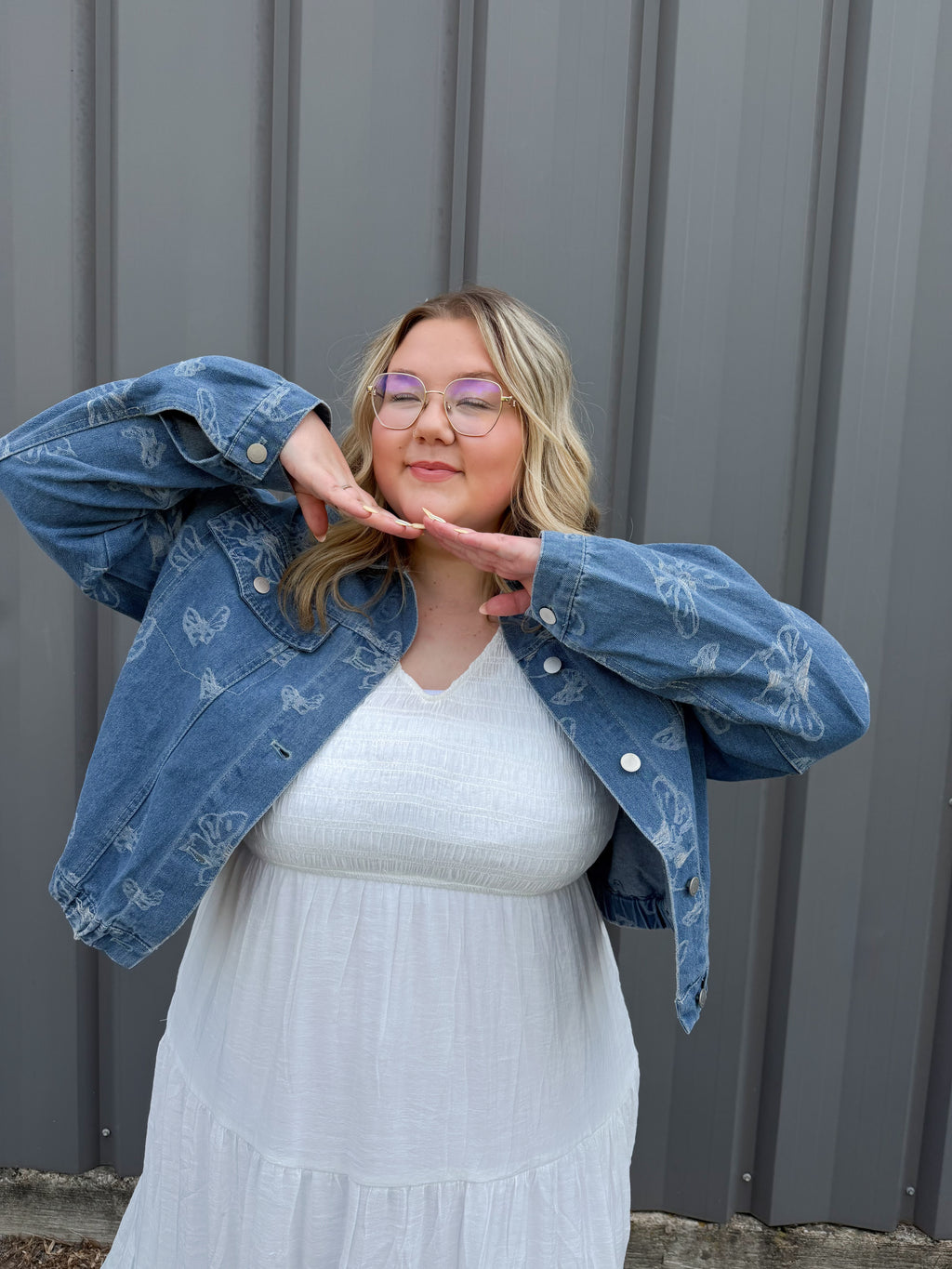 Butterfly Babe Denim Jacket