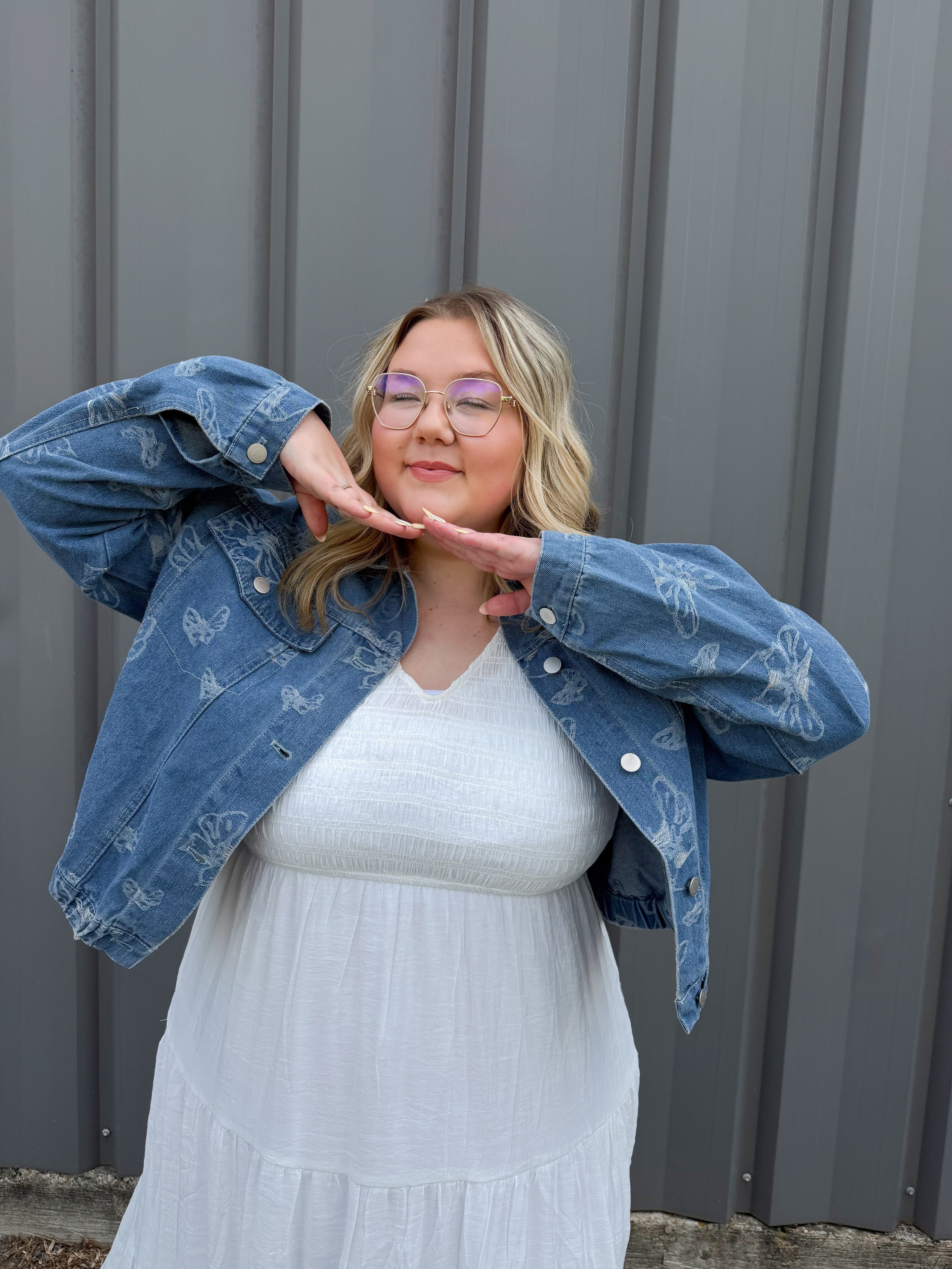 Butterfly Babe Denim Jacket