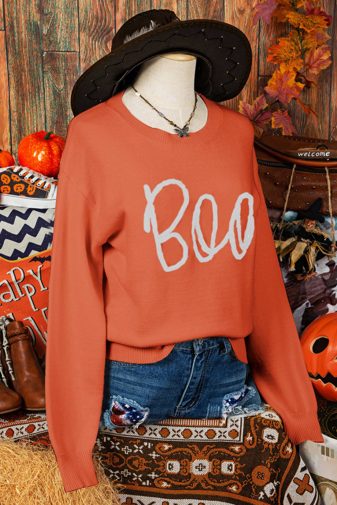Orange You Boo Sweater