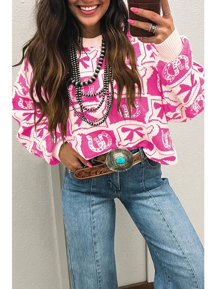 Lucky Bow Rodeo Sweater
