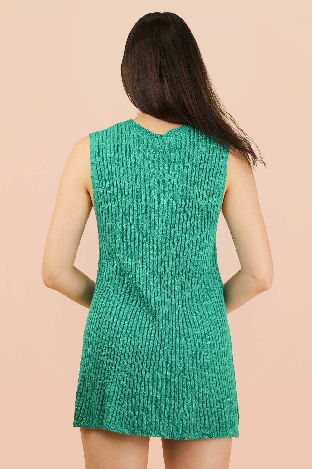 12W3359NSET-Knit Sweater Comfy Top & Shorts Set