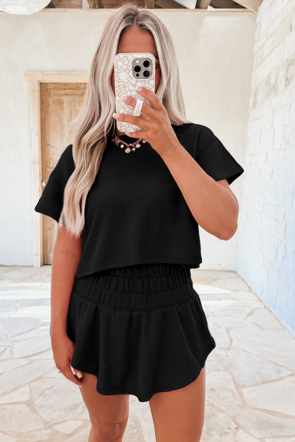 Soft Days Skort Set