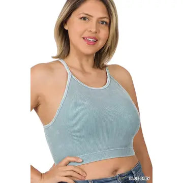 Retro Radiance Crop Tank