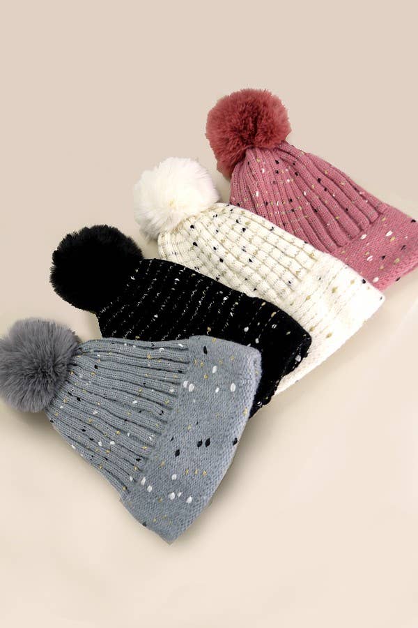 Snowday Sparkle Beanie