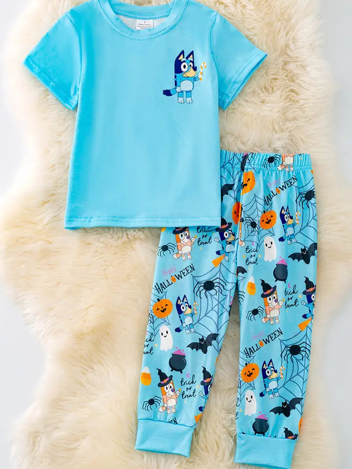 Spooky Bluey Halloween Pajama Set