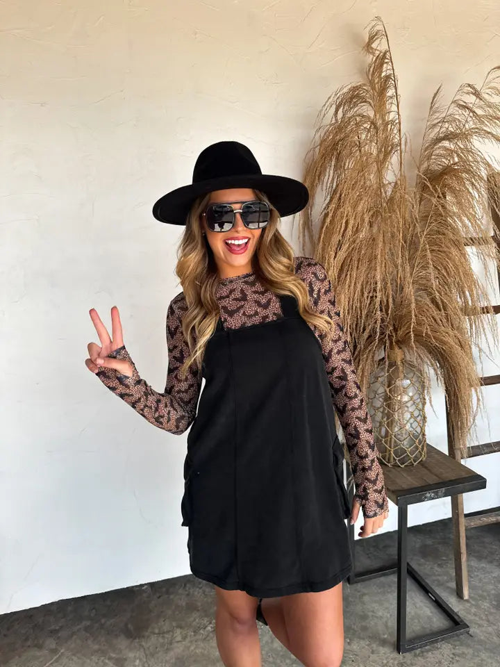 Fierce Midnight Mesh Top