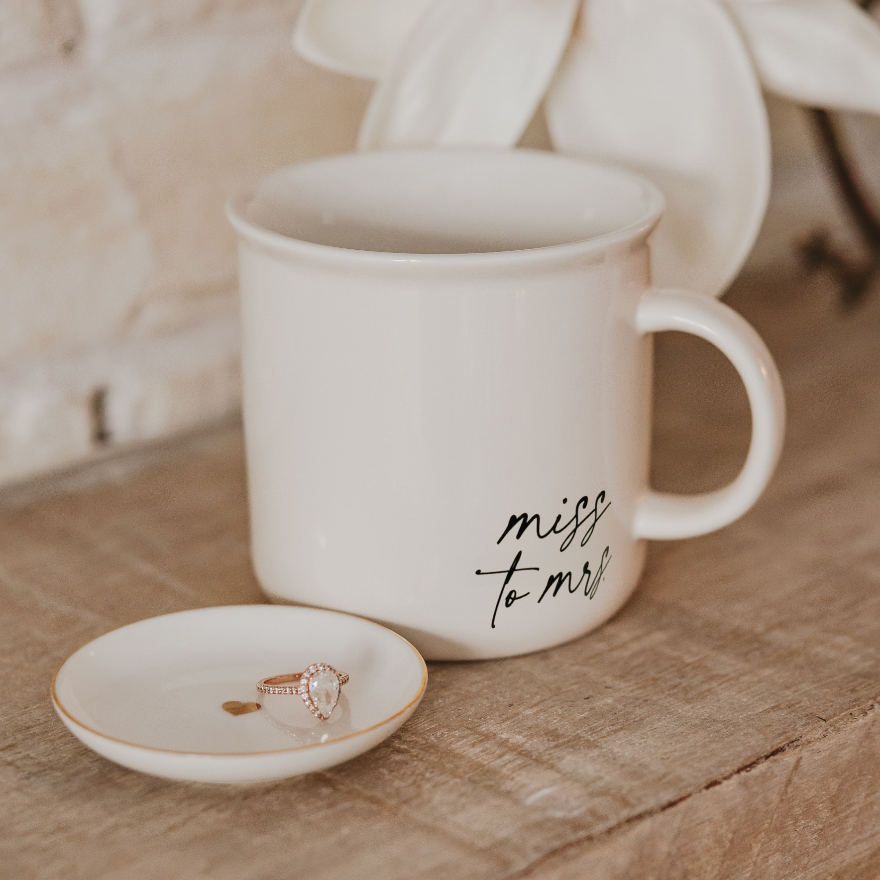 From Miss to Mrs. – Engagement Mug