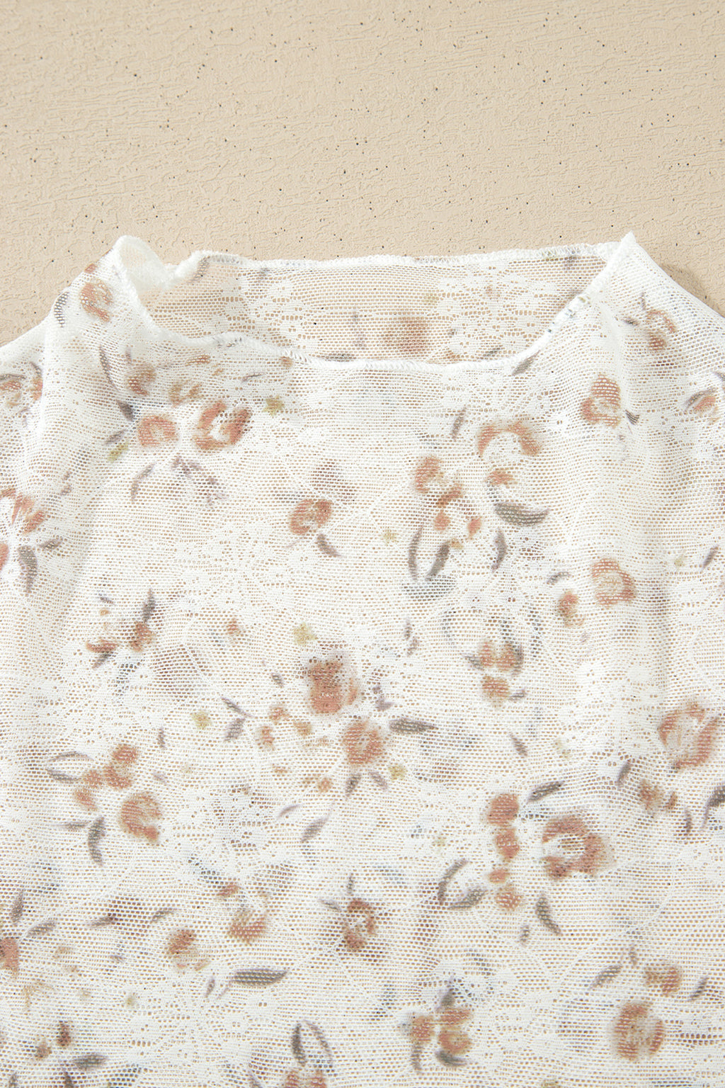 Floral Whisper Mesh Top