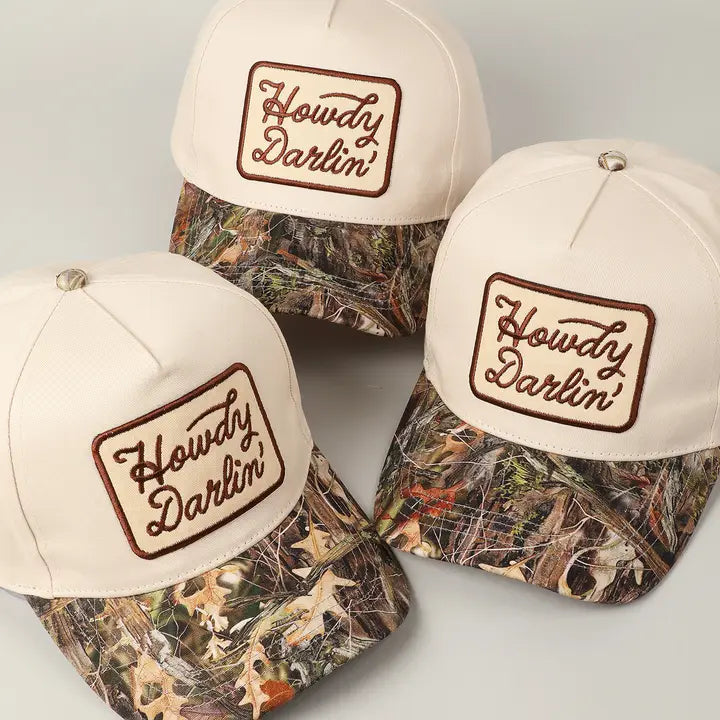 Howdy Darlin’ Embroidered Patch Cap