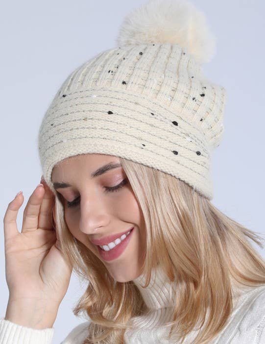 Snowday Sparkle Beanie