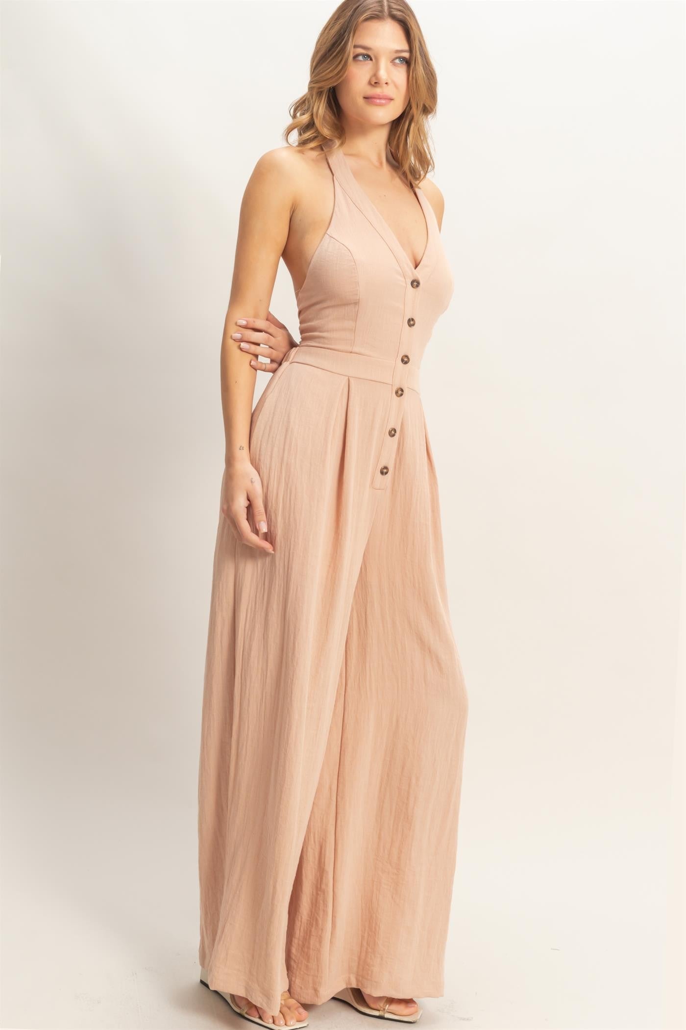 Buttoned Up Babe Jumpsuit