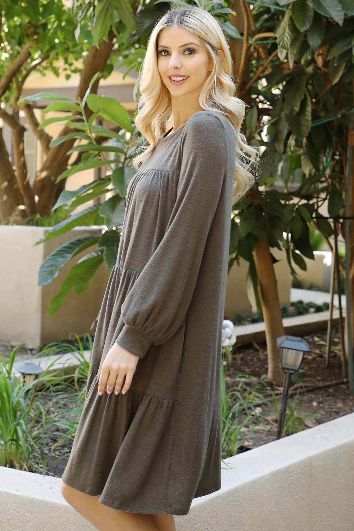 Sweet Olive Whispers Dress